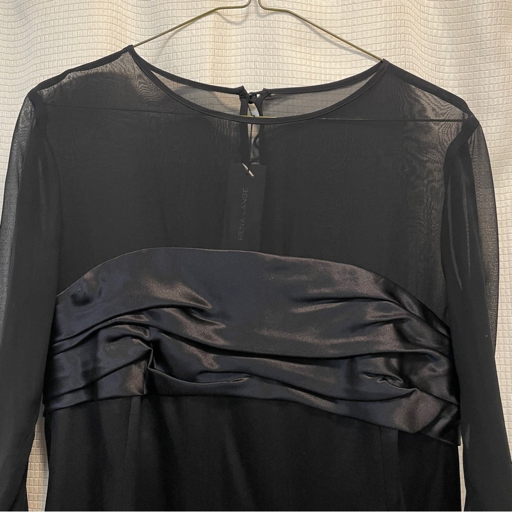 Vintage Rena Lange Cocktail Dress Size 10 - Picture 2 of 6